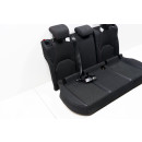 Rücksitzbank Rücksitz Hinten Stoff schwarz mit weißen Streifen Nähte rot Seat Leon SC 5F5 2Türer