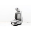 Sitz Fahrersitz Vorn links Leder Nappa Semianilin - grau...