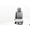 Sitz Fahrersitz Vorn links Leder Nappa Semianilin - grau...