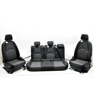 Sitze set Innenausstattung Stoff schwarz anthrazit Seat Leon ST III 5F8 5F0881375K