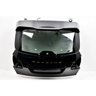 Heckklappe Kofferraumklappe Hinten Deep Schwarz LC9X Porsche Cayenne 92A 95851201104