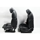 Sitze Komfortsitze Innenausstattung Set Leder Nappa schwarz BMW 7er F01 9112185