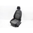Sitz Fahrersitz vorn links Stoff schwarz grau Seat Leon...