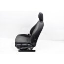 Sitz Fahrersitz vorn links Stoff schwarz grau Seat Leon...