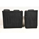 Rücksitzbank Rücksitz Stoff schwarz / braun Audi Q3 8U 8U0885203