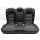 Rücksitzbank Rücksitz Stoff schwarz / braun Audi Q3 8U 8U0885203