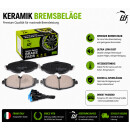ETF Keramik Bremsbeläge vorne Set Audi A3 8V Quattro...