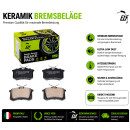 ETF Keramik Bremsbeläge hinten Set Audi A4 B5 B6 B7...