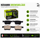 ETF Keramik Bremsbeläge hinten Set Audi A3 Golf 7...